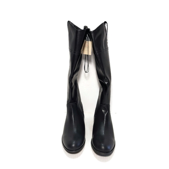 St. John's Bay Shoes - St. John's Bay SJB Delwood Women's Black Block Heel Deer Riding Boots